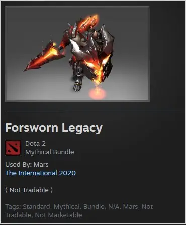 ✧･ﾟ:*✧ Dota 2 Items | Forsworn Legacy | The International 10 Cache | Mars ✧･ﾟ:*✧ You + This = Magic ✧･ﾟ:*✧