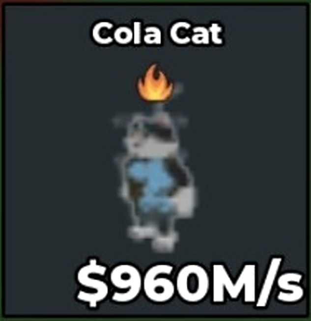 BS15015 Cola Cat 960M/s - Fire Exclusive NEW BUFF 960M/s
