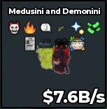 BS15026 Medusini and Demonini With Vampire Skeleton Trait(Rare) 7.6B/s