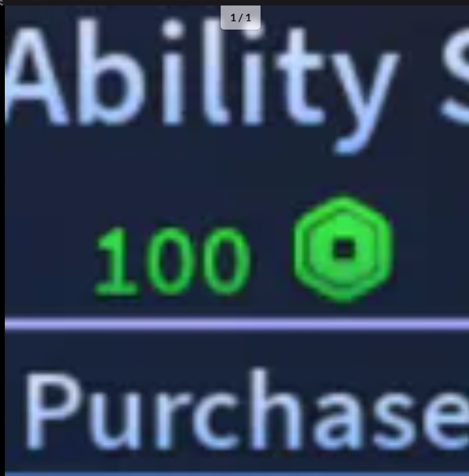 +1 Ability Slot【100R】