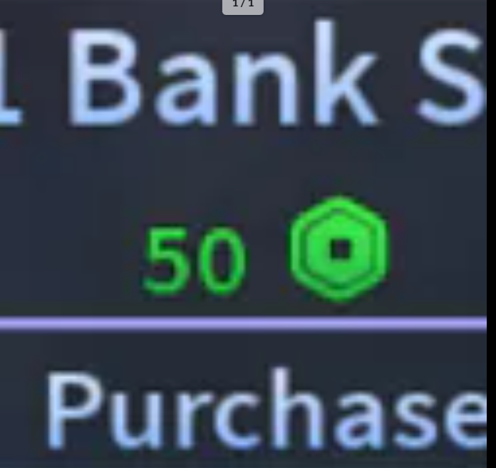 +1 Bank Slot【50R】