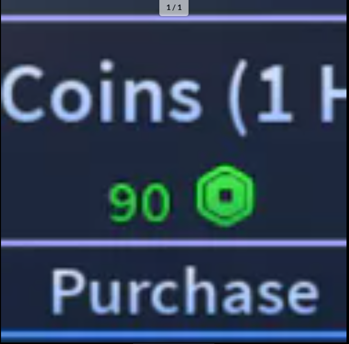 +1 UCoins (1 Hour)【100R 】