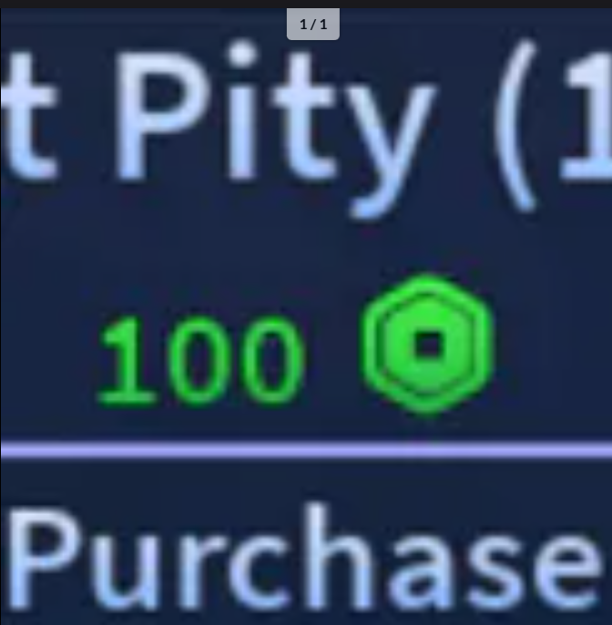 2x Trait Pity (1Hour)【100R】