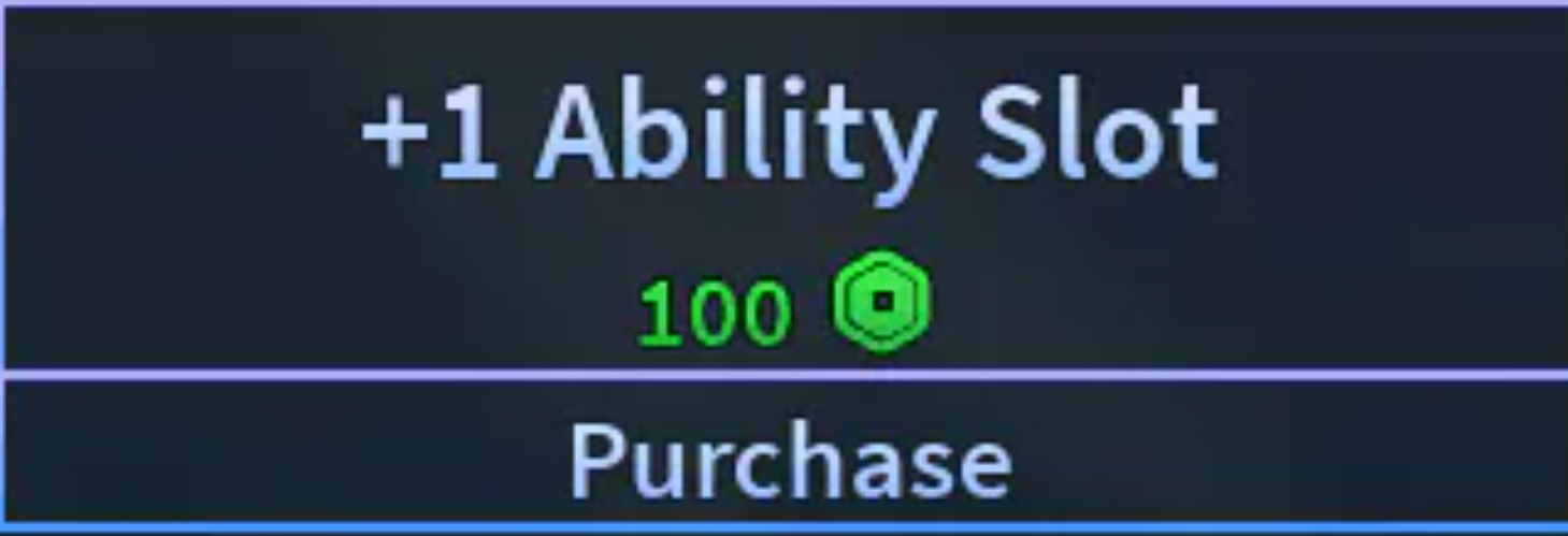 A Universal Time > +1 Ability Slot (100R)