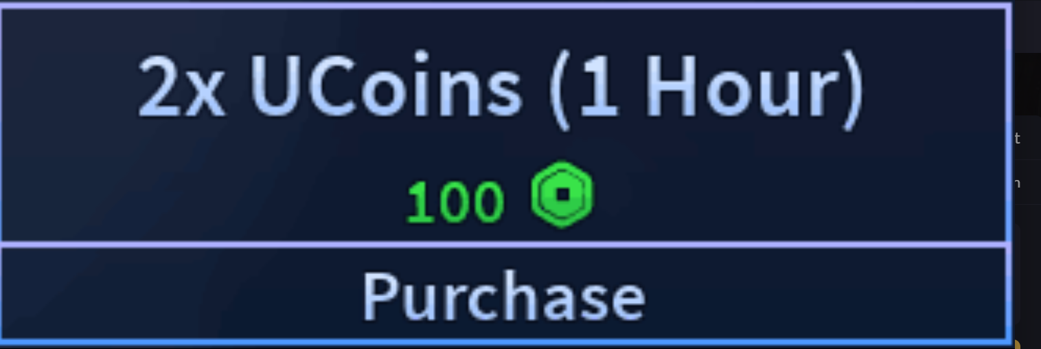 A Universal Time > 2x UCoins (1 Hour) (100R)