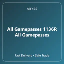 🔥 All Gamepasses [ 1136R ] All Gamepasses 🔥