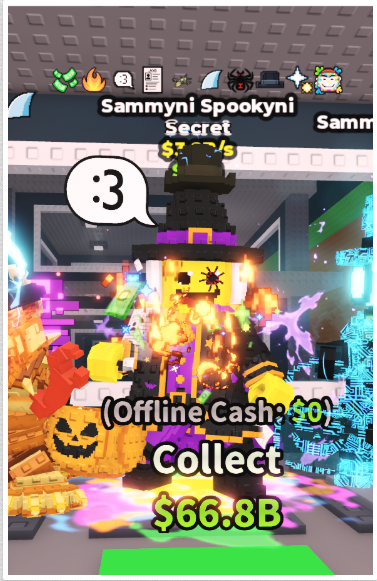SAMMYNI SPOOKYNI 3.2B/S (MONEY + 9 TRAITS) – STEAL A BRAINROT – FAST DELIVERY & TRUSTED #S2VK9P