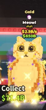 Gold Meowl 2.5B/s