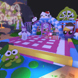 🎡 Sanrio Themed Waterpark Sandbox Island 🎠