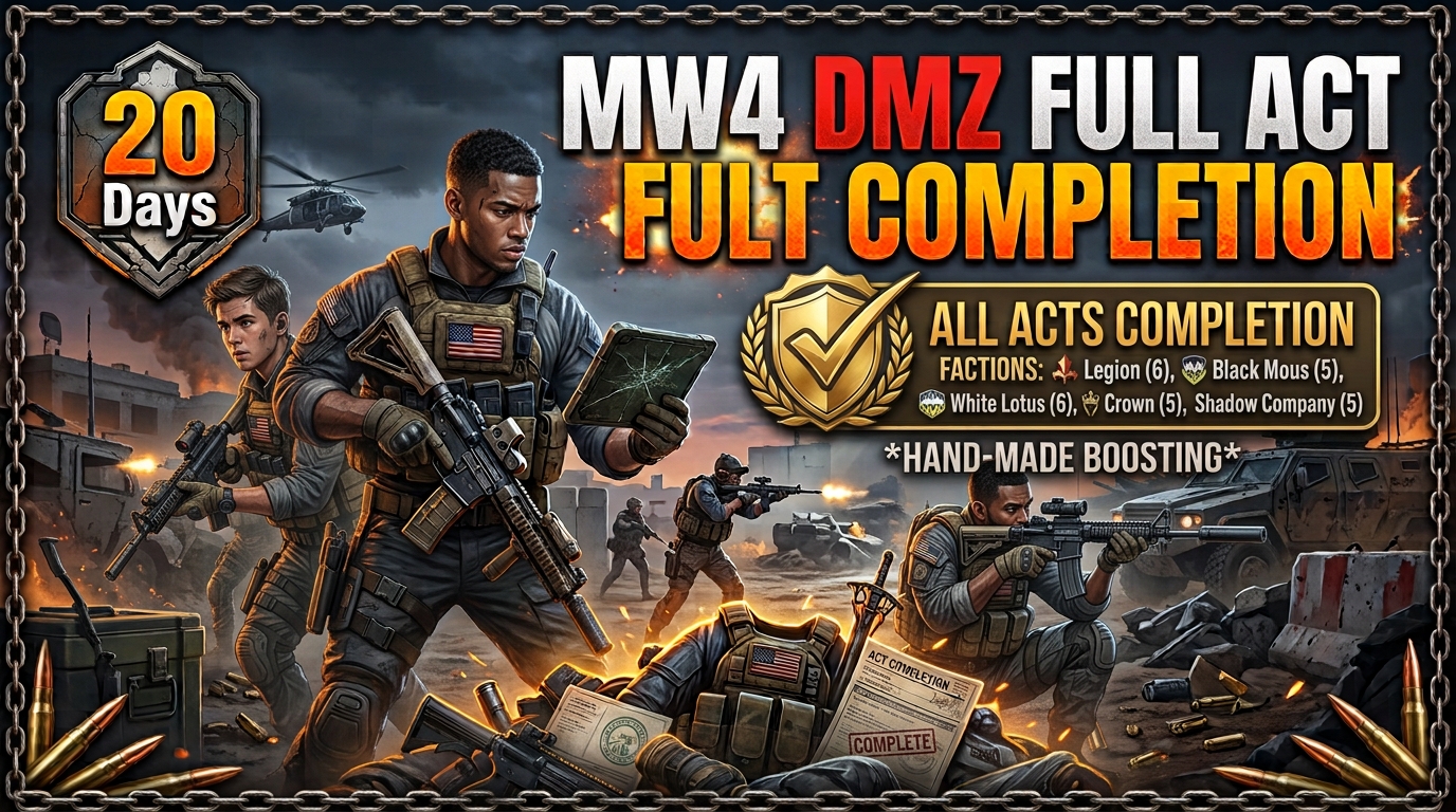 💥DMZ Mode All Acts Full Completion | Complete Missions | 20 Days