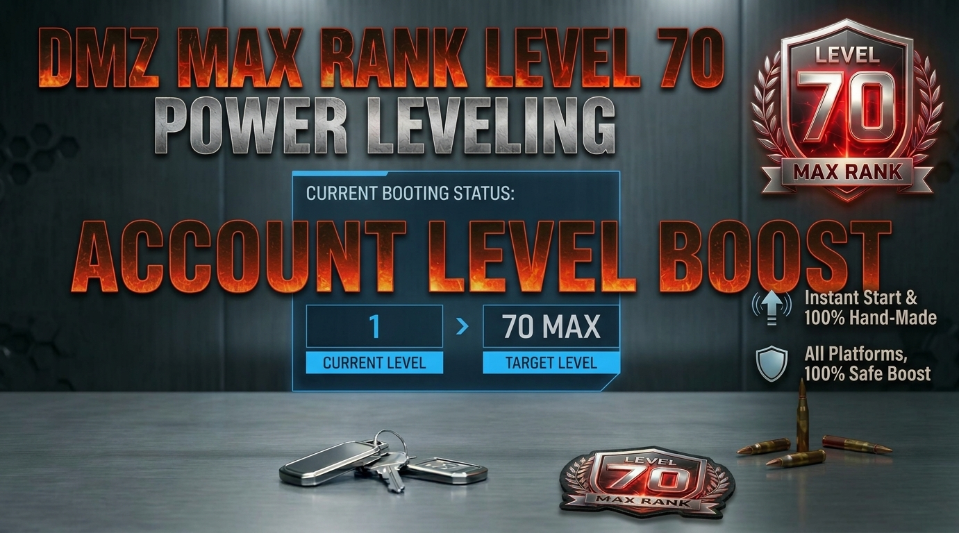 🚀 MW4 - DMZ Level 70 Max Power Leveling | Safe Service | All Platforms