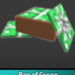 Box of Green Wrapping Paper