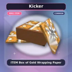 Box of Gold Wrapping Paper