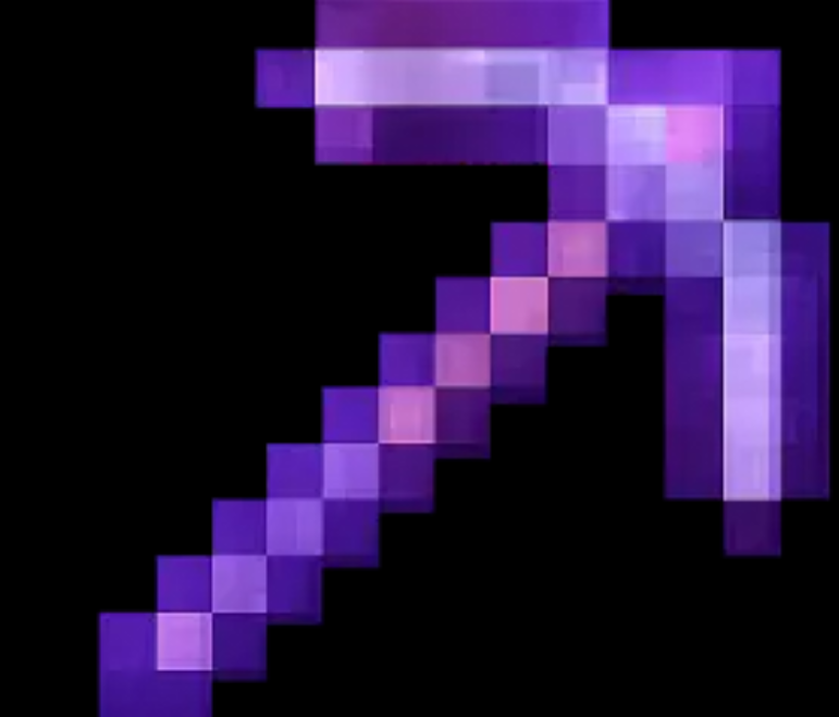 ✨Netherite Pickaxe Enchanted✨