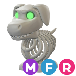 Halloween White Skeleton Dog MFR