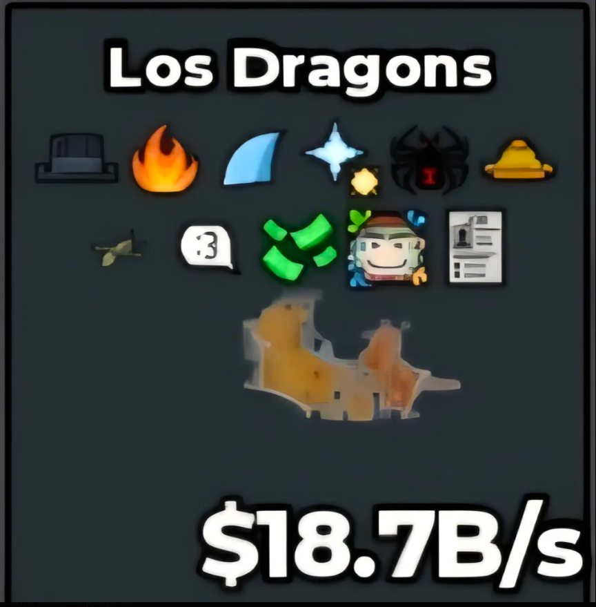 Los Dragons 18.7M/s