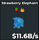 Strawberry Elephant (strawberry & fire trait) 11.6B/s