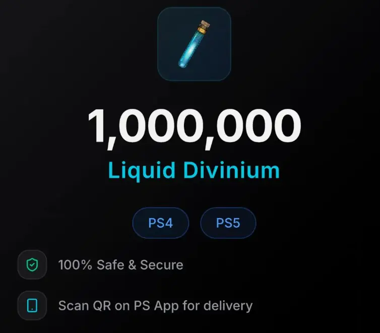 ✧･ﾟ:*✧ 1,000,000 Liquid Divinium for Call of Duty (PS4/PS5) ✧･ﾟ:*✧ New Account, New Era ✧･ﾟ:*✧