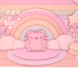 🩷🎀 Pusheen Rainbow Grinding Tiny House 🌈🐱