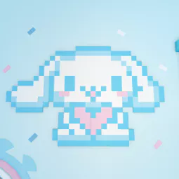 🌈 Cinnamoroll Pixel Art Grinding Tiny House💙