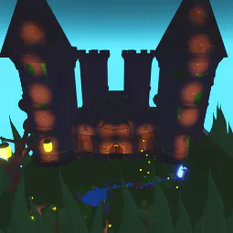 🏰 Ancient Medieval Castle Glitched Tiny House 🤎