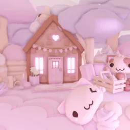 🧁 Cookie Kittens Cloudy Glitched Family House 🐱🎀