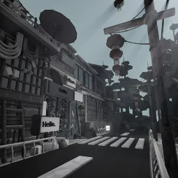 🔦 Silent Hill F Inspired City Glitched Tiny House ⛩