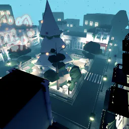 🎁 Pastel North Pole Village Glitched Queenslander House🎄