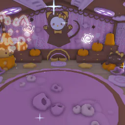•.° { Halloween } °.• 🎃Hello Kitty Grinding Tiny House 🐱🧡