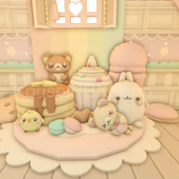 🐰🩷 Cute Molang & Bear Themed Grinding Queenslander House 🧸🌸