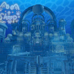 🏛💙 The Kingdom of Atlantis Glitched Tiny House 🌊 [4445/4000]