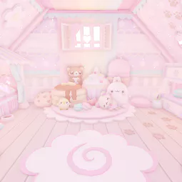 🐰🩷 Ice Cream Molang And Korilakkuma Themed Queenslander House🍦🎀