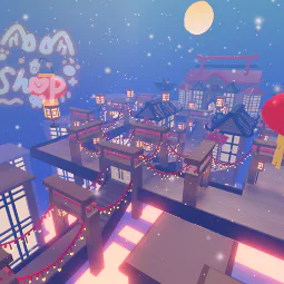 🎋 Traditional Japanese City Themed Glitched Queenslander House 🎐⛩️