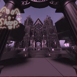 🐲 Gothic Castle With Dragon Statue Glitched Tiny House🏰[4027/4000]
