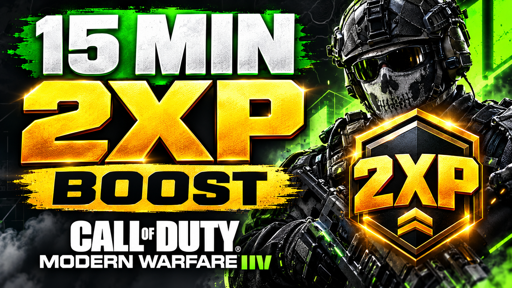 🔥 15 MIN 2XP BOOST 🔥 COD MW4