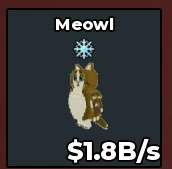 Meowl 1.8B/s snow trait