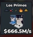 BS15229 Los Primos With Firework Trait 666.5M/s