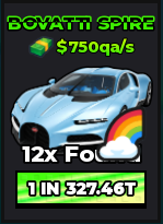 🔥Bovatti Spire (Rainbow) (Primordial) ($700qa/s) | - Dream Car Collection🔥
