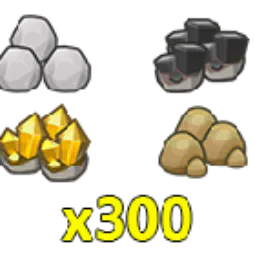ACNH Stone Materials (300 per kind)