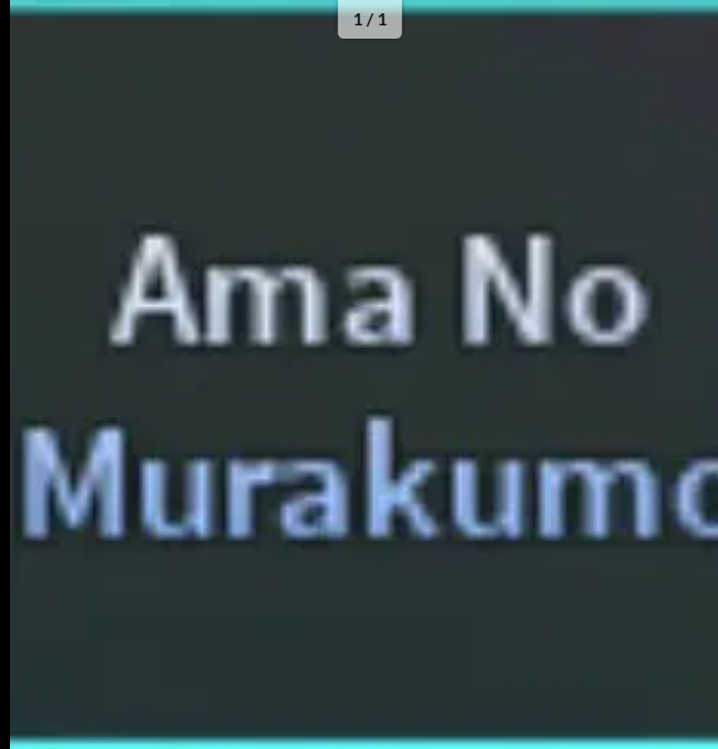 Ama No Murakumo / Pika (Instant Delivery)
