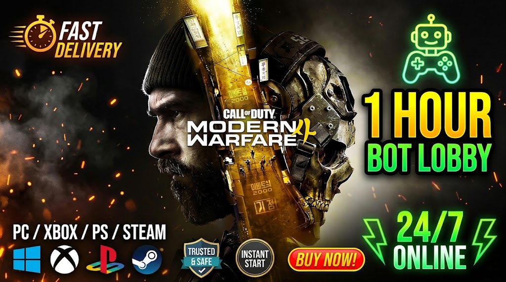 MW4✅Fast delivery✅*1 hour bot lobby ✅PC/Xbox/PS/Steam⚡24/7 on⚡