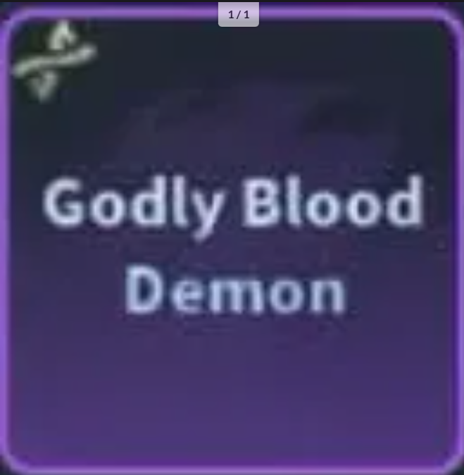 Godly Blood Demon