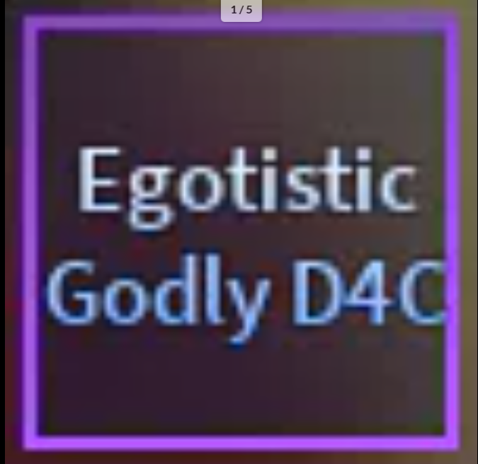 x1 Egotistic (Hexed) Godly AUT | D4C, D4C Love Train, Ope, Crystallized, Anubis - A Universal Time (AUT)