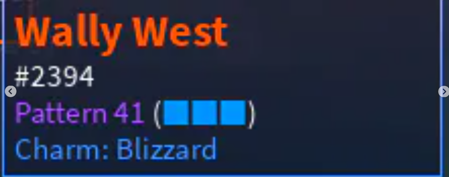 Unusual Wally West Skin (Autrain) Pattern 41 Charm Blizzard or P70 Charm Sol Ring