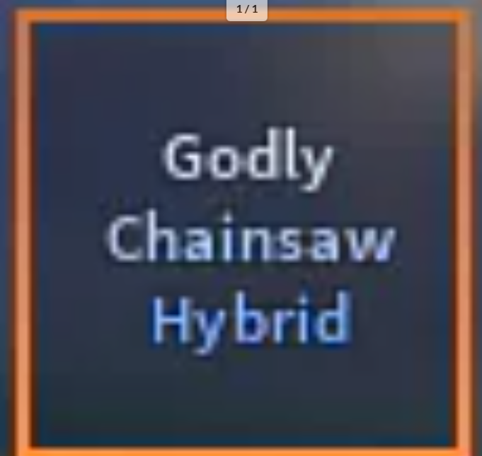 Godly Chainsaw Hybrid (Denji) - A Universal Time (AUT)
