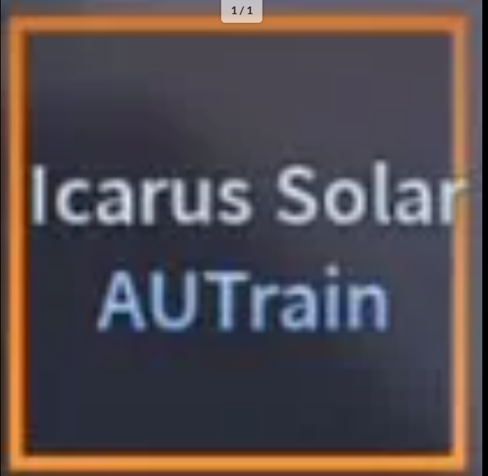 Hexed Solar Autrain | Icarus Solar Autrain - A Universal Time (AUT)