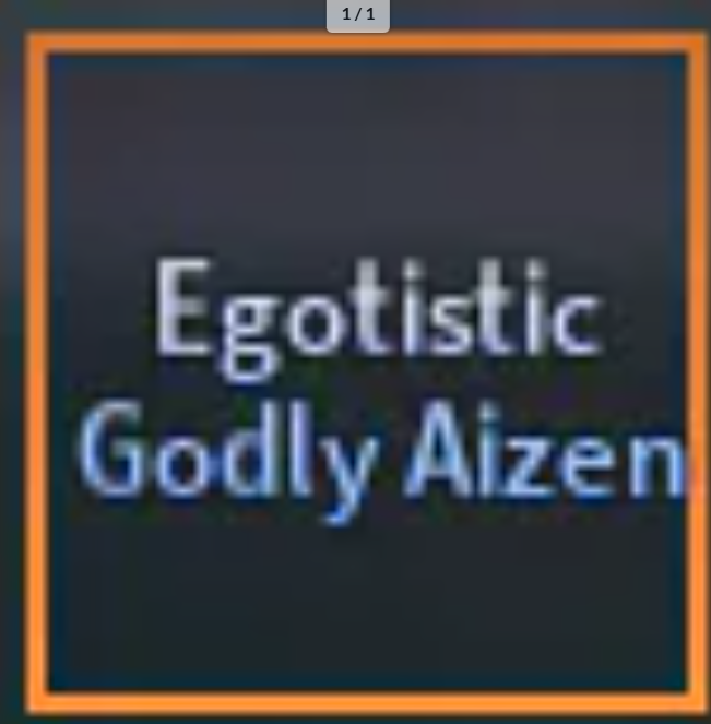 Egotistic Godly Aizen | Hexed Godly Aizen - A Universal Time (AUT)