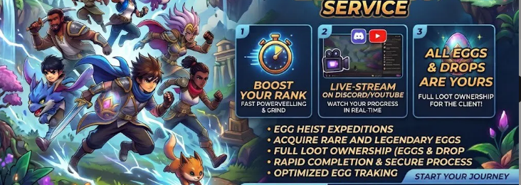 🌟Service Boost Rank Heist Egg🌟10 Hours