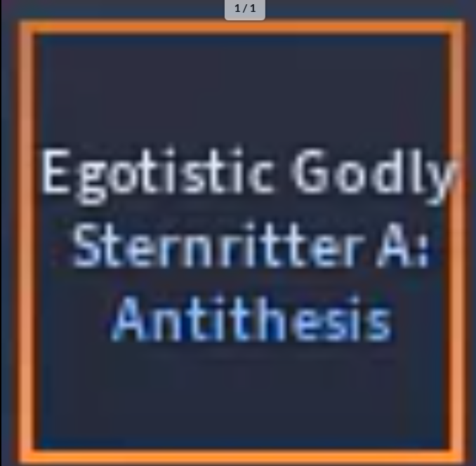 Egotistic Godly Sternritter A: Antithesis | Hexed Godly Uryu - A Universal Time (AUT)