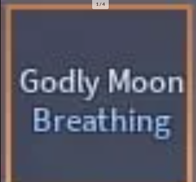 x1 Godly AUT | Godly Moon Breathing, Insect Breathing, Water Breathing, Thunder Breathing - A Universal Time (AUT)